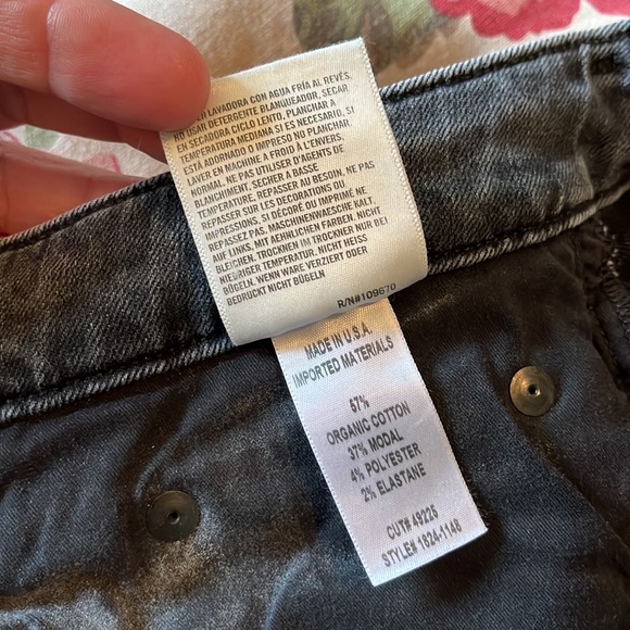 CITIZENS OF HUMANITY Size 22W Rocket Ankle Skinny Black Stretch Jeans $188 NEW - Picture 13 of 16